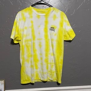 Yellow Tie-Dyed Vans Short Sleeve